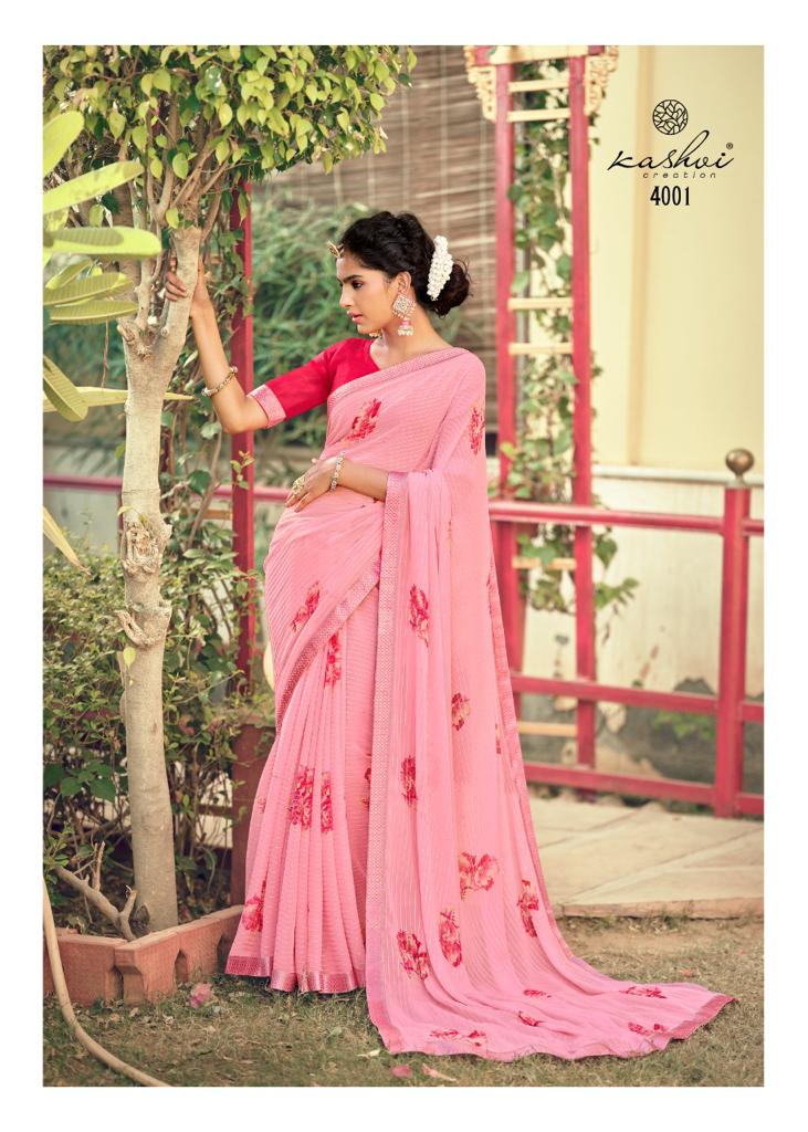Kashvi Ragini 2 Casual Daily Wear Georgette Printed Saree Collection